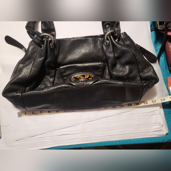 Black Leather Makowsky Bag - Picture 7 of 8